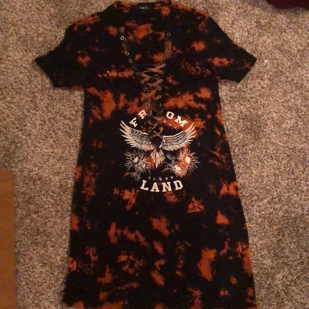 Edgy t-shirt dress